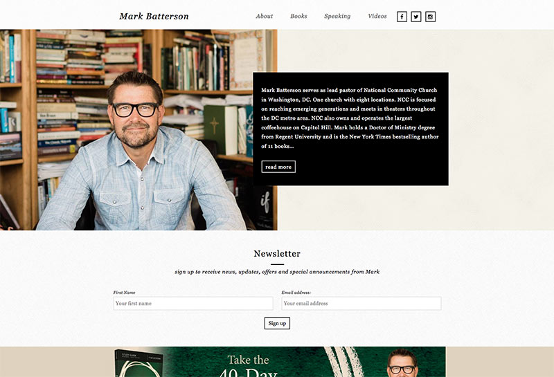 Mark Batterson Website